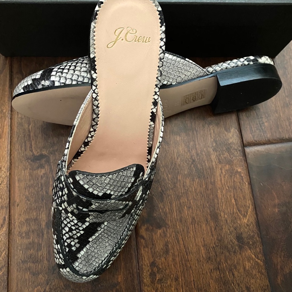 Jcrew flat mules